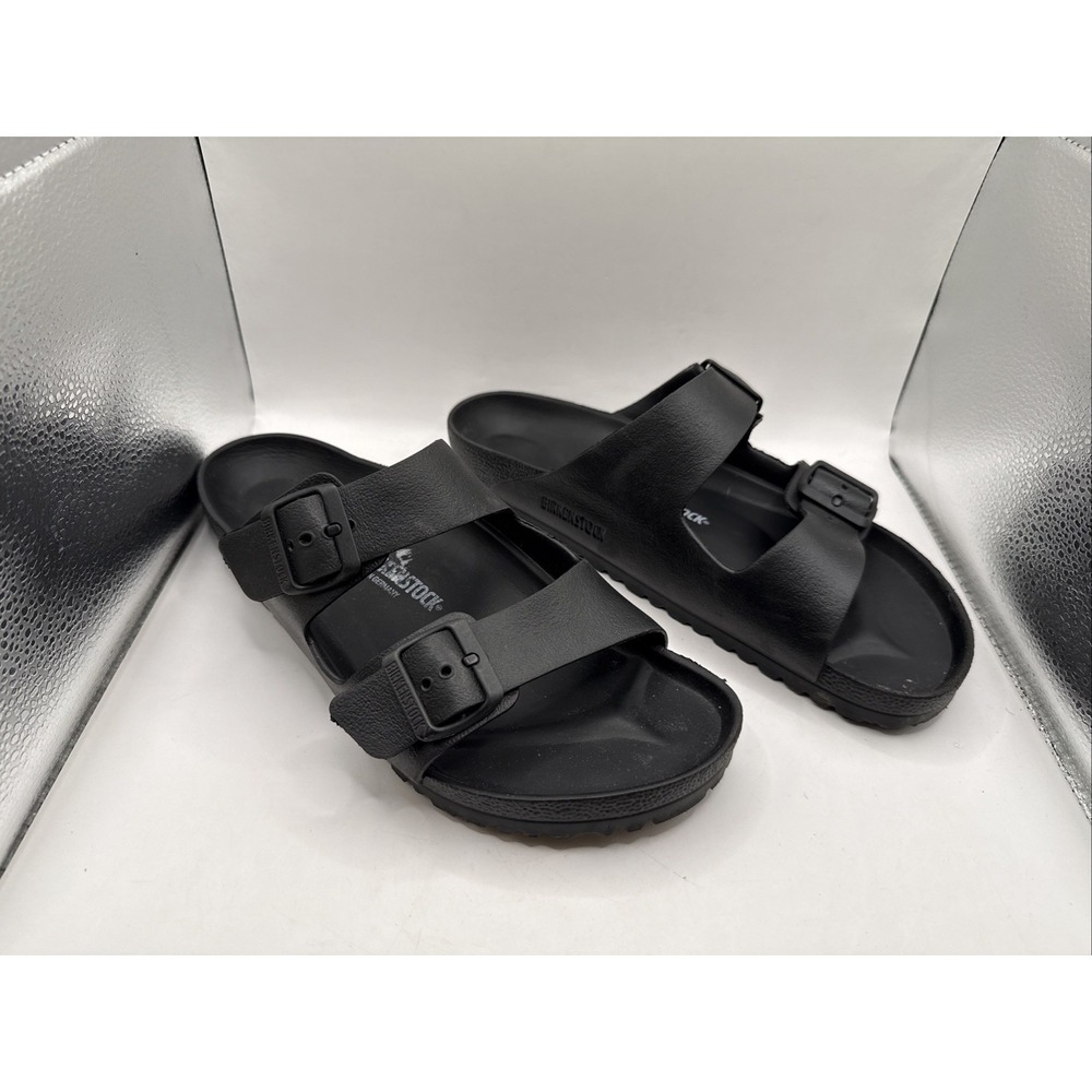 Birkenstock Arizona EVA Rubber Slip On Slides Mens 10 Black 43 280